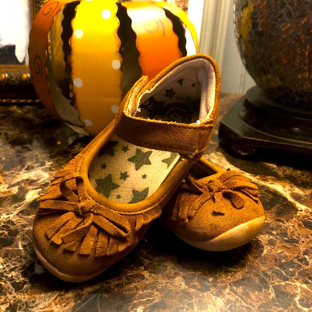 Livie&Luca Girl Size 8 Brown Shoe Great for Fall